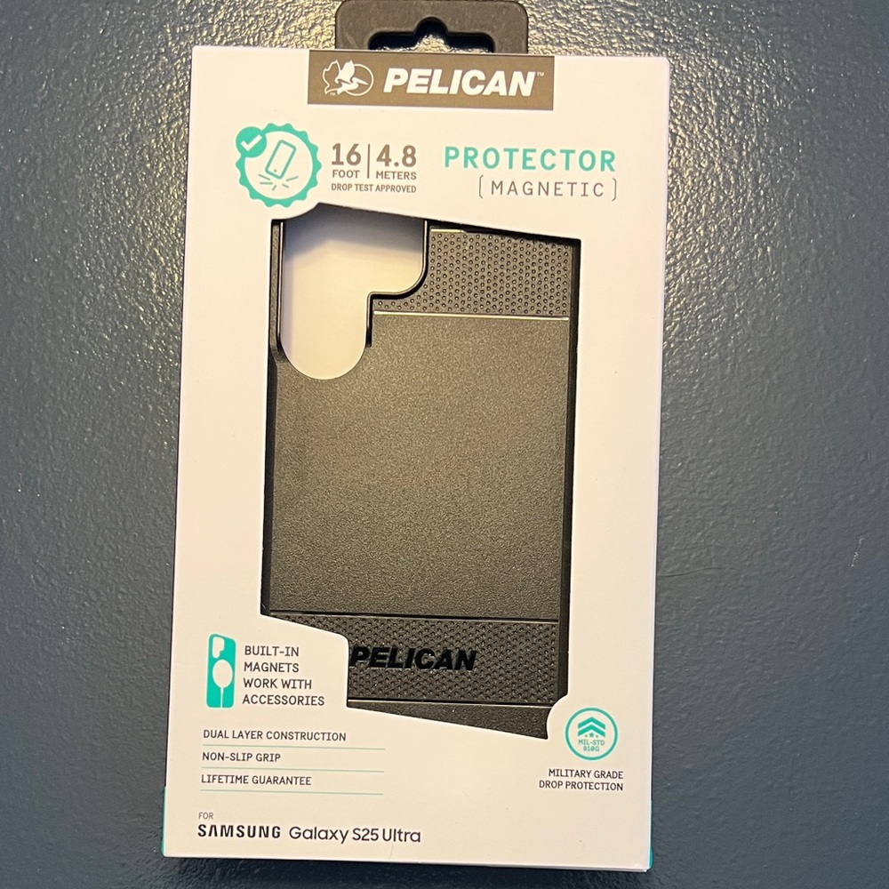 Pelican Black Protector Case for Samsung Galaxy S25 Ultra